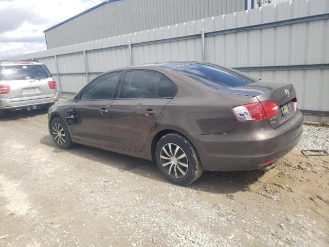 3VW2K7AJ1CM307355 - 2012 VOLKSWAGEN JETTA BASE 棕色 照片 2