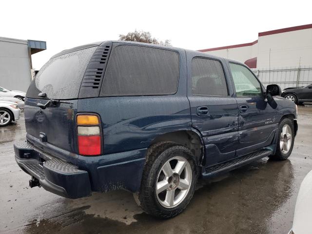 1GKEK63U65J241410 - 2005 GMC YUKON DENALI BLUE photo 3