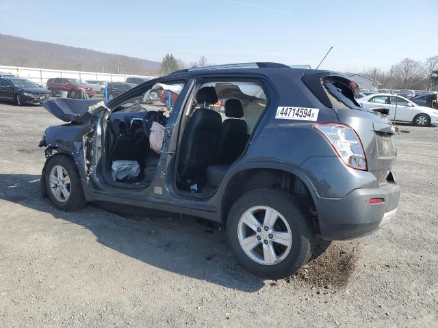 3GNCJLSBXGL278385 - 2016 CHEVROLET TRAX 1LT CHARCOAL photo 2