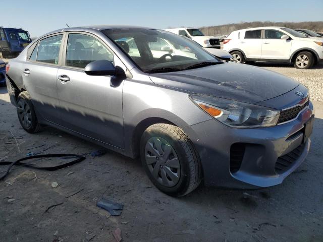 3KPA24AD2LE303221 - 2020 KIA RIO LX GRAY photo 4