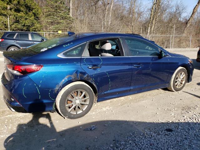 5NPE24AF4KH770413 - 2019 HYUNDAI SONATA SE BLUE photo 3