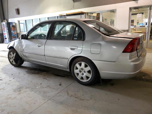 2HGES25701H542148 - 2001 HONDA CIVIC EX SILVER photo 2