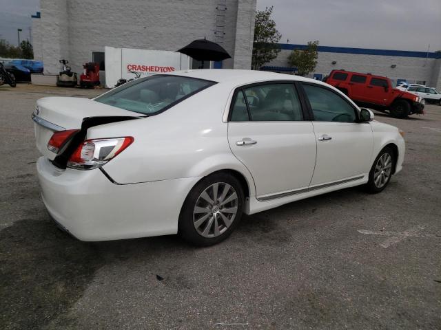 4T1BK3DB6BU401771 - 2011 TOYOTA AVALON BASE WHITE photo 3