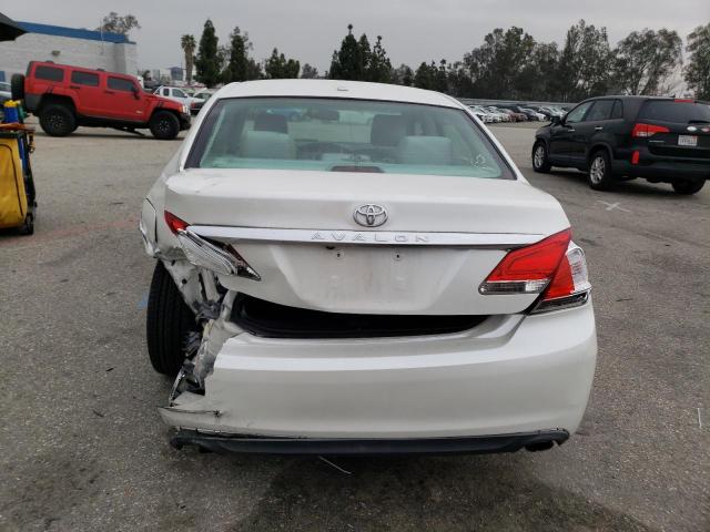 4T1BK3DB6BU401771 - 2011 TOYOTA AVALON BASE WHITE photo 6