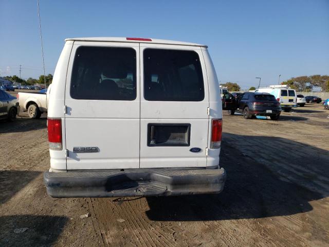 1FTSS34L38DA56981 - 2008 FORD ECONOLINE E350 SUPER DUTY VAN WHITE photo 6