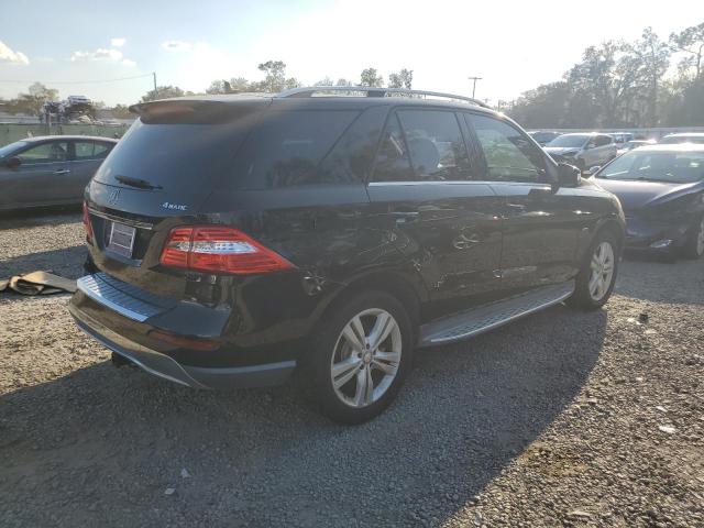 4JGDA5HB8CA071667 - 2012 MERCEDES-BENZ ML 350 4MATIC BLACK photo 3