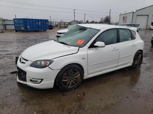 JM1BK34L781156776 - 2008 MAZDA SPEED 3 WHITE photo 1