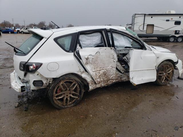 JM1BK34L781156776 - 2008 MAZDA SPEED 3 WHITE photo 3