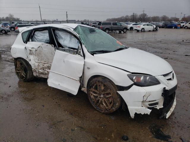 JM1BK34L781156776 - 2008 MAZDA SPEED 3 WHITE photo 4