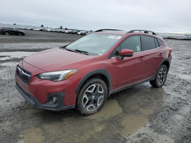 JF2GTAMC9JH347220 - 2018 SUBARU CROSSTREK LIMITED RED photo 1