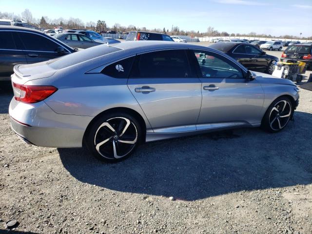 1HGCV1F39KA004553 - 2019 HONDA ACCORD SPORT SILVER photo 3