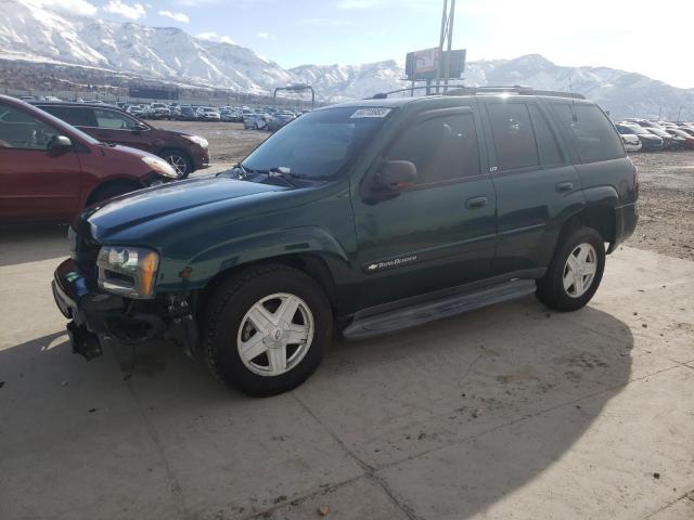 1GNDT13S722505446 - 2002 CHEVROLET TRAILBLAZE GREEN photo 1