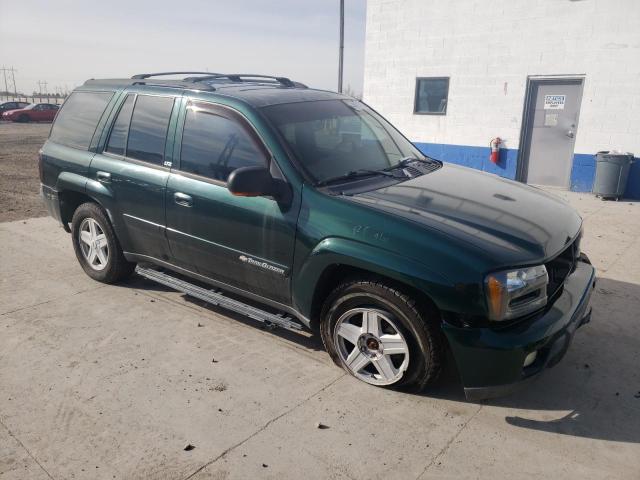 1GNDT13S722505446 - 2002 CHEVROLET TRAILBLAZE GREEN photo 4