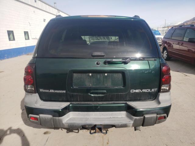 1GNDT13S722505446 - 2002 CHEVROLET TRAILBLAZE GREEN photo 6