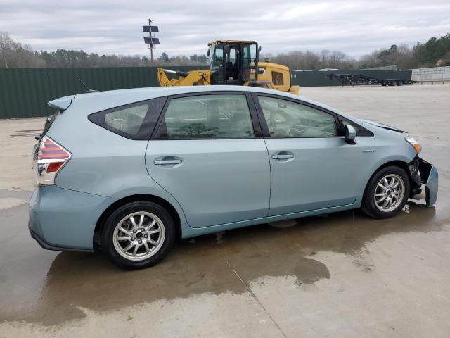 JTDZN3EU2FJ020159 - 2015 TOYOTA PRIUS V TURQUOISE photo 3