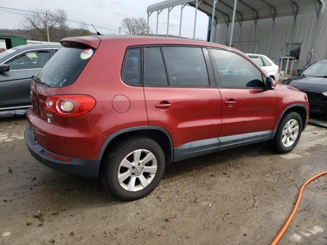 WVGAV75N99W001785 - 2009 VOLKSWAGEN TIGUAN S MAROON photo 3