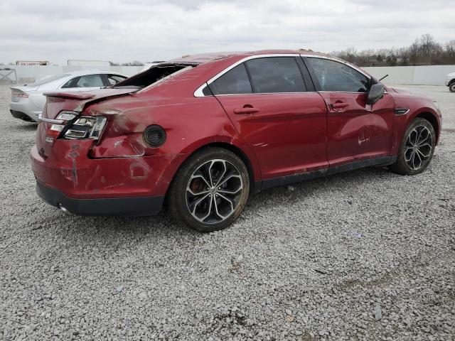 1FAHP2KT5EG113092 - 2014 FORD TAURUS SHO RED photo 3