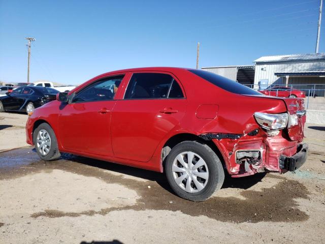 5YFBU4EE7CP057508 - 2012 TOYOTA COROLLA BASE RED photo 2