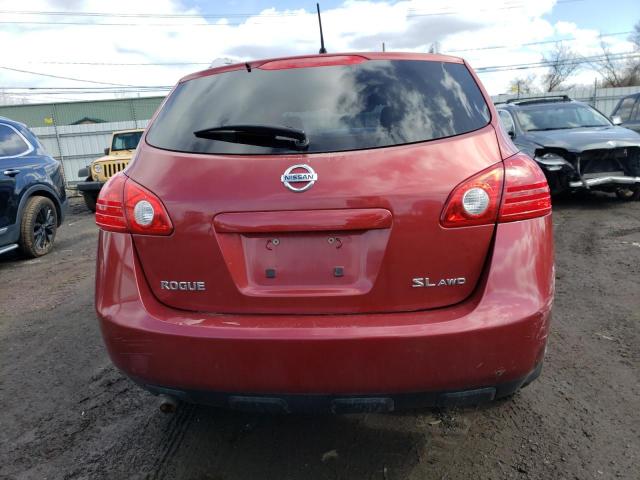 JN8AS58V39W160402 - 2009 NISSAN ROGUE S RED photo 6
