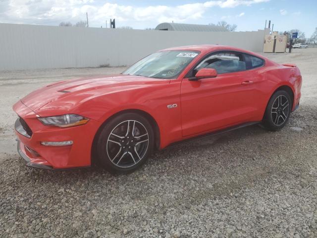 1FA6P8CF2M5124550 - 2021 FORD MUSTANG GT RED photo 1