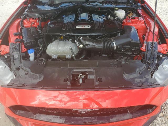 1FA6P8CF2M5124550 - 2021 FORD MUSTANG GT RED photo 11