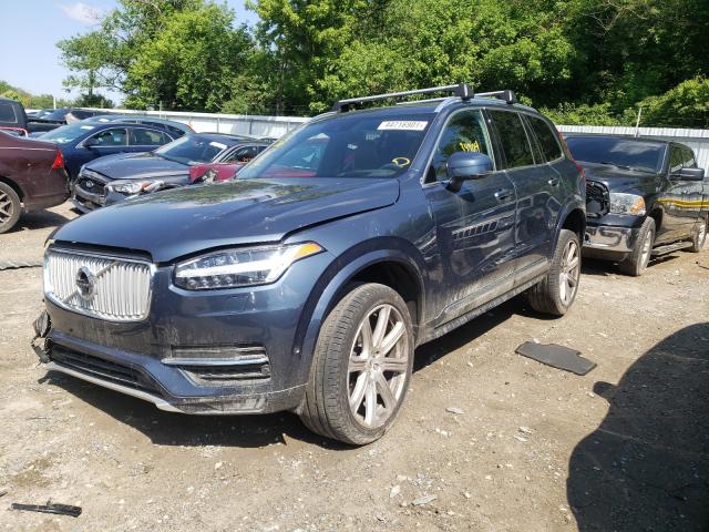 YV4A22PL3K1425507 - 2019 VOLVO XC90 T6 INSCRIPTION BLUE photo 2