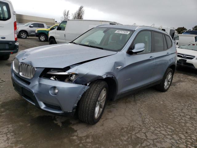 5UXWX9C5XD0A23469 - 2013 BMW X3 XDRIVE28I SILVER photo 1