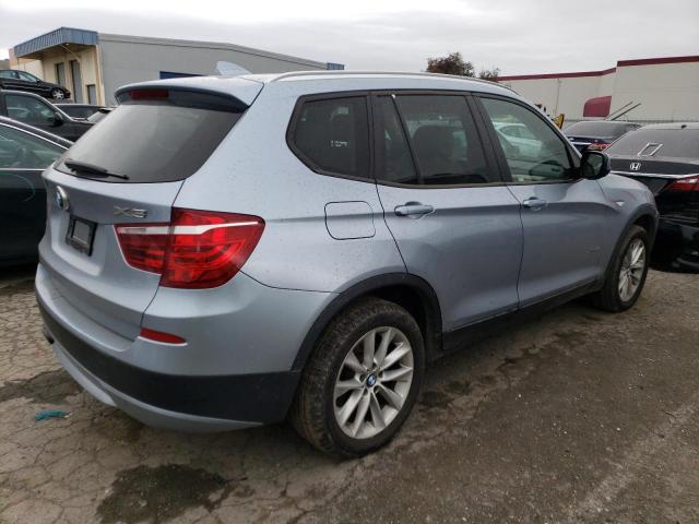 5UXWX9C5XD0A23469 - 2013 BMW X3 XDRIVE28I SILVER photo 3