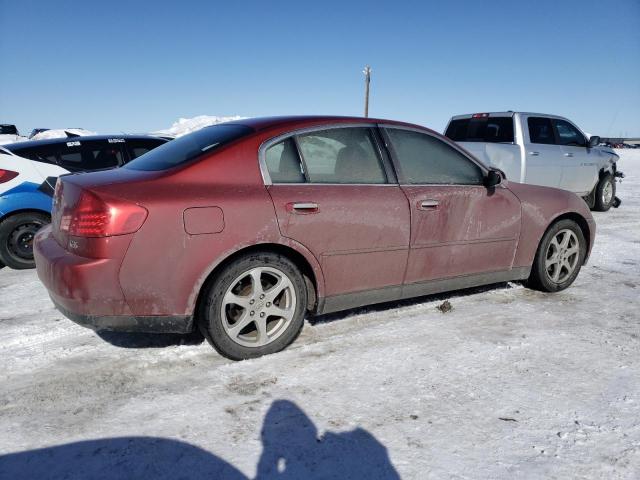 JNKCV51E53M333666 - 2003 INFINITI G35 RED photo 3