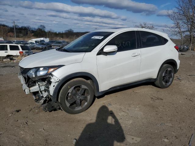 3CZRU6H59JM727046 - 2018 HONDA HR-V EX WHITE photo 1