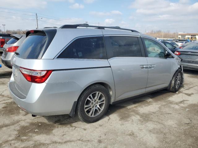 5FNRL5H63CB105786 - 2012 HONDA ODYSSEY EXL SILVER photo 3