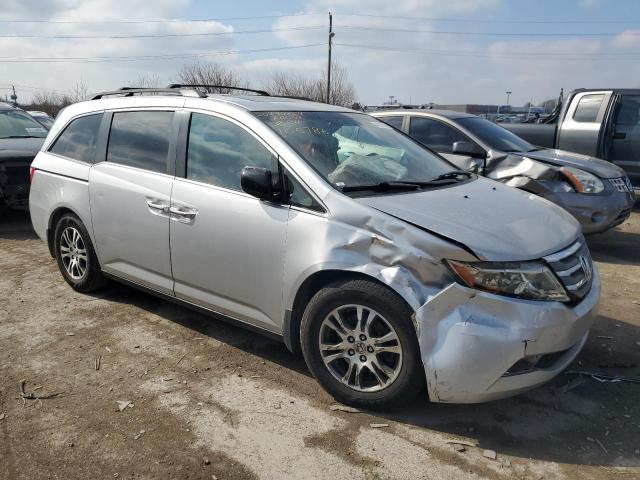 5FNRL5H63CB105786 - 2012 HONDA ODYSSEY EXL SILVER photo 4