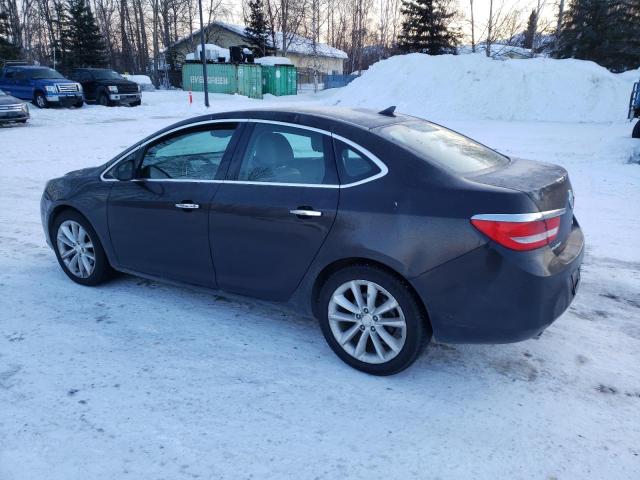 1G4PP5SK2C4206323 - 2012 BUICK VERANO GRAY photo 2