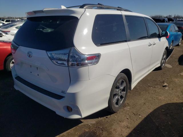 5TDEZ3DCXKS213121 - 2019 TOYOTA SIENNA SE WHITE photo 3