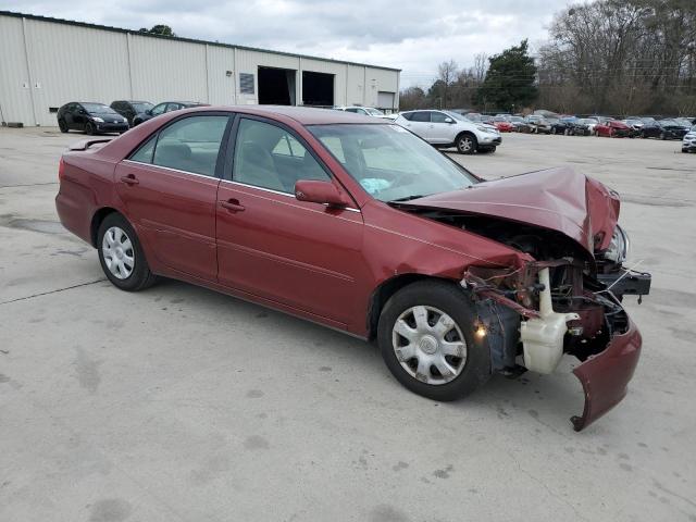 4T1BE32K22U063070 - 2002 TOYOTA CAMRY LE RED photo 4
