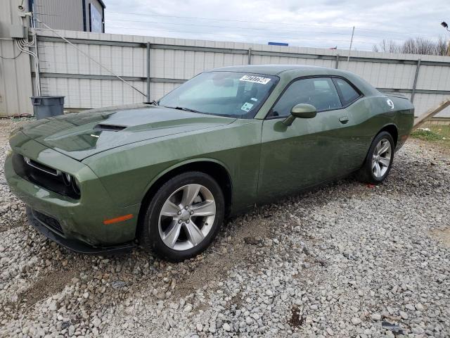 2C3CDZAG9MH623303 - 2021 DODGE CHALLENGER SXT GREEN photo 1