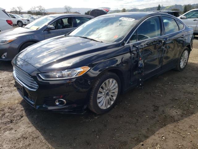 3FA6P0SU0ER317151 - 2014 FORD FUSION TITANIUM PHEV CHARCOAL photo 1