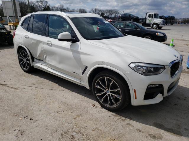 5UXTR9C58JLC80623 - 2018 BMW X3 XDRIVE30I WHITE photo 4