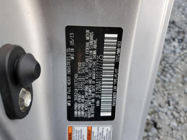 JF1ZNAA11D1727725 - 2013 TOYOTA SCION FR-S SILVER photo 13