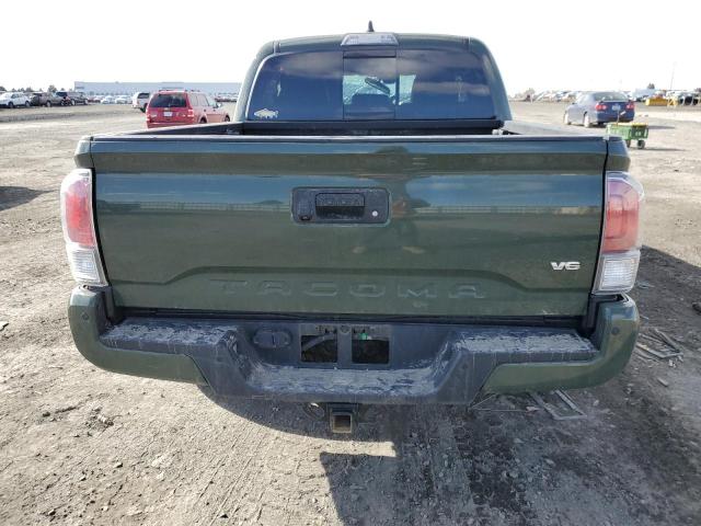 3TMCZ5AN7MM408525 - 2021 TOYOTA TACOMA DOUBLE CAB GREEN photo 6