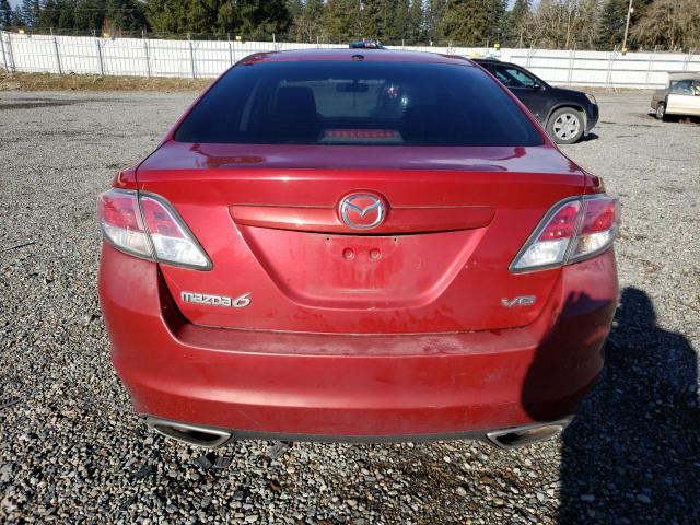 1YVHP82B295M35592 - 2009 MAZDA 6 S RED photo 6