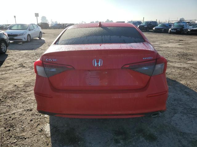 2HGFE2F58NH535320 - 2022 HONDA CIVIC SPORT 红色 照片 6
