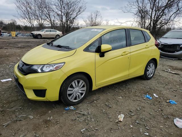 JHMGK5H55GS014947 - 2016 HONDA FIT LX YELLOW photo 1