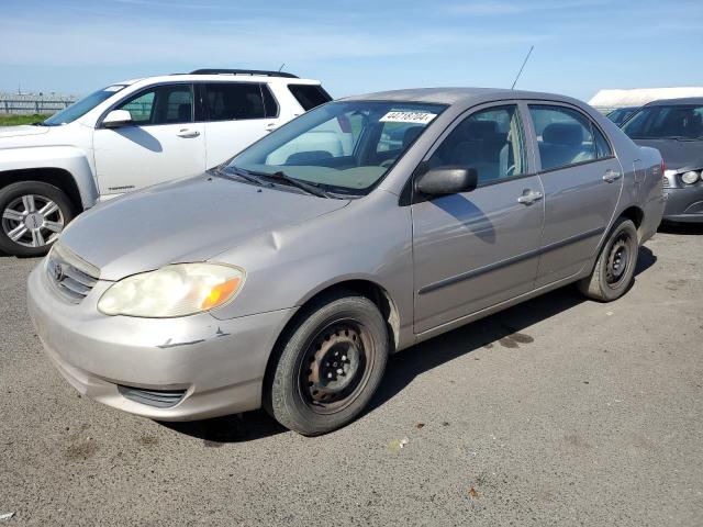 1NXBR32E73Z156280 - 2003 TOYOTA COROLLA CE BEIGE photo 1