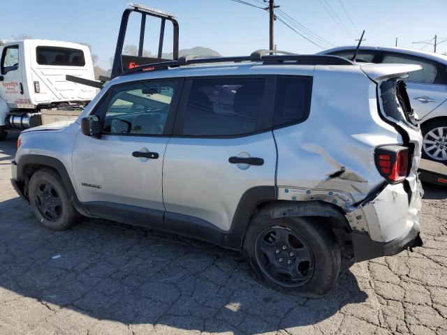 ZACCJAAB0JPG94393 - 2018 JEEP RENEGADE SPORT SILVER photo 2