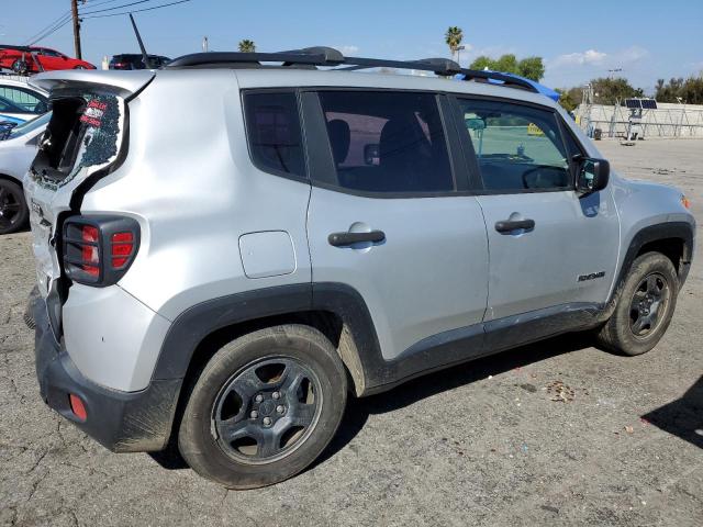 ZACCJAAB0JPG94393 - 2018 JEEP RENEGADE SPORT SILVER photo 3