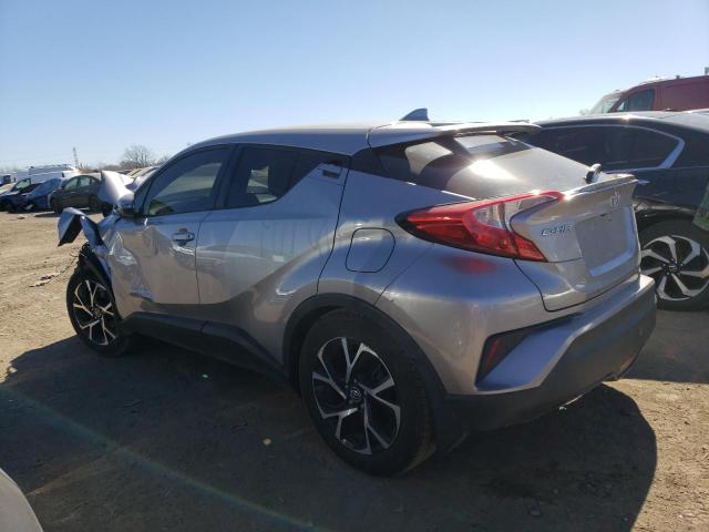 NMTKHMBX9JR006833 - 2018 TOYOTA C-HR XLE SILVER photo 2