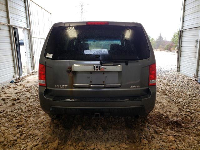 5FNYF4H2XBB055980 - 2011 HONDA PILOT LX GRAY photo 6