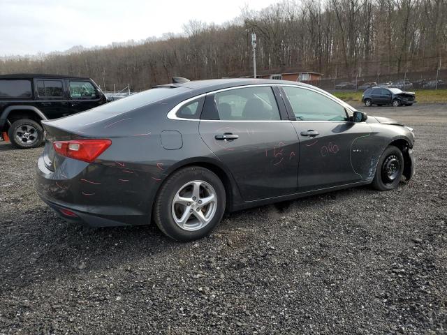 1G1ZB5STXHF275074 - 2017 CHEVROLET MALIBU LS GRAY photo 3