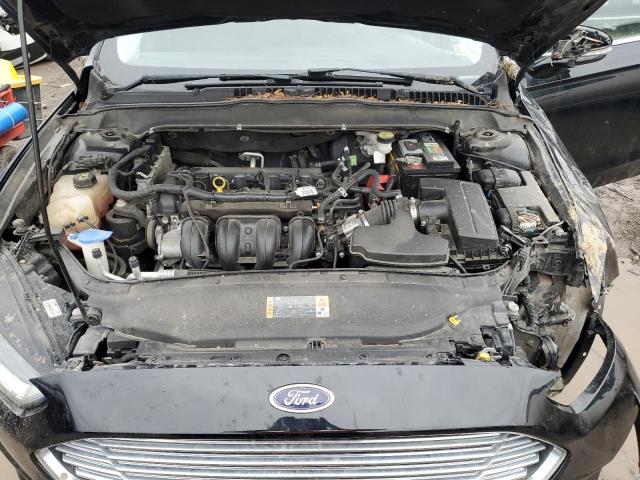 3FA6P0H78GR339399 - 2016 FORD FUSION SE BLACK photo 11